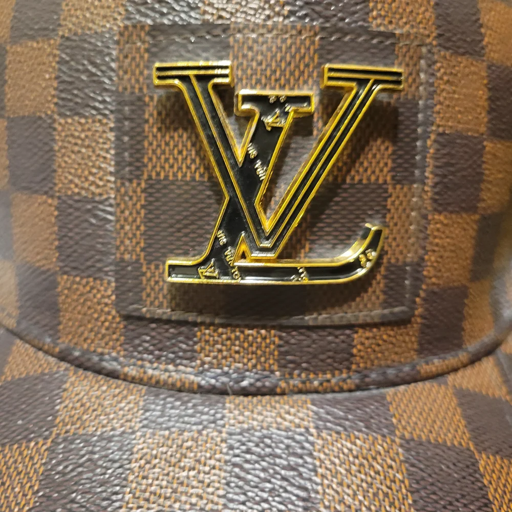 Louis Vuitton Brown Checkered Cap - Picture 8 of 12